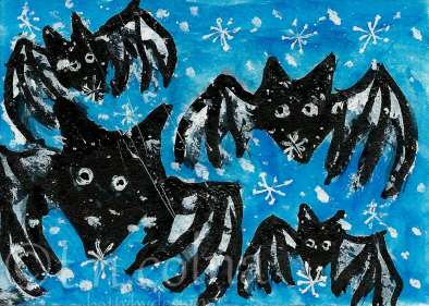 Bats & Snow by Tara N Colna